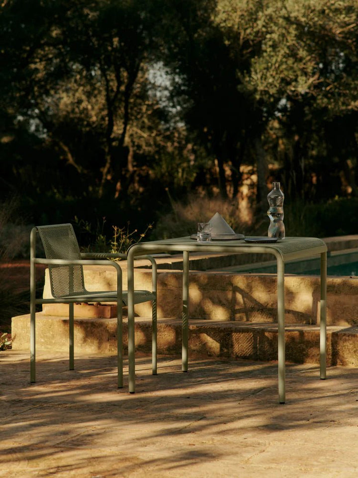 Dapple Dining Table - Ferm Living Outdoor Furniture - 63" x 35" - Tea Green - HORNE
