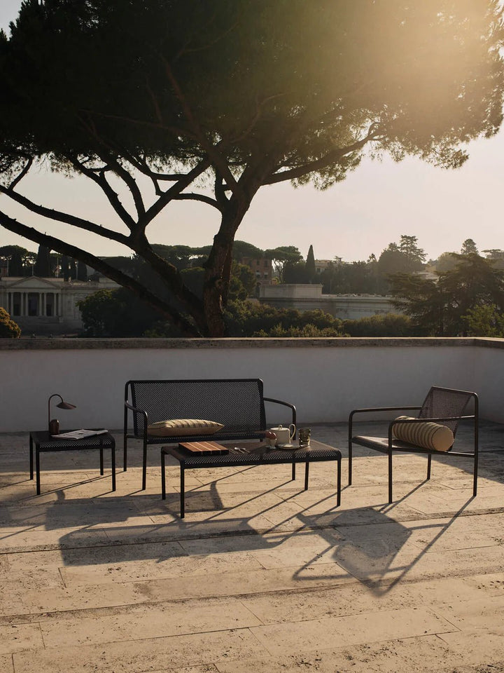 Dapple Lounge Chair with Arms - Ferm Living Chairs - Tea Green - HORNE