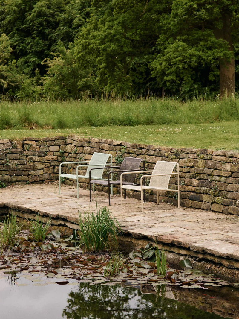 Dapple Lounge Chair with Arms - Ferm Living Chairs - Cashmere - HORNE