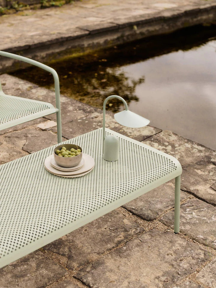 Dapple Low Table - Ferm Living Table + Task - Tea Green - Square - HORNE