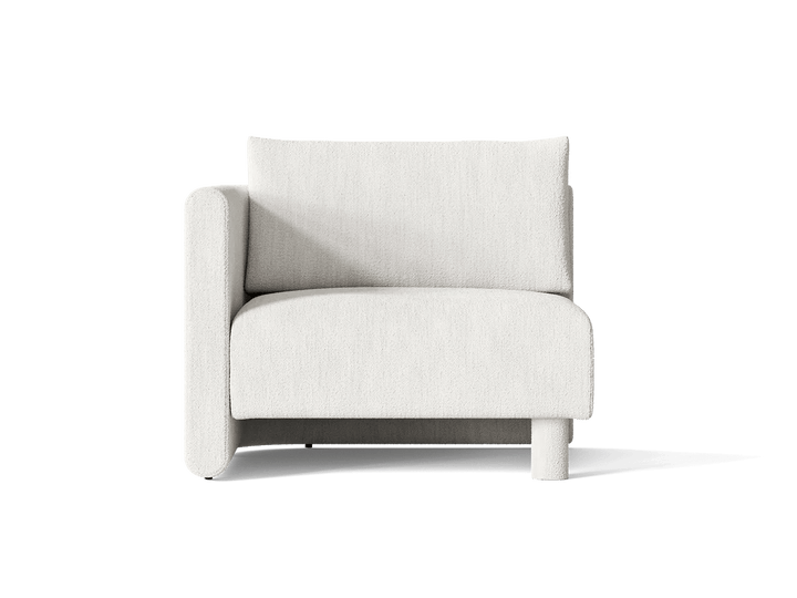 Dase Sofa Armrest - Left - Ferm Living Sofas - Bouclé - Off - white - HORNE