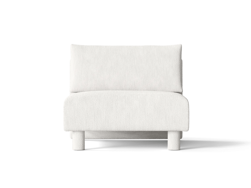 Dase Sofa Center - Ferm Living Sofas - Nordic Bouclé - Off - White - HORNE