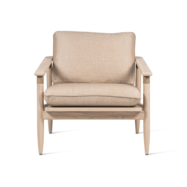 David Lounge Chair - Vincent Sheppard Chairs - Aged teak/Greige rope - Savane Coconut - HORNE