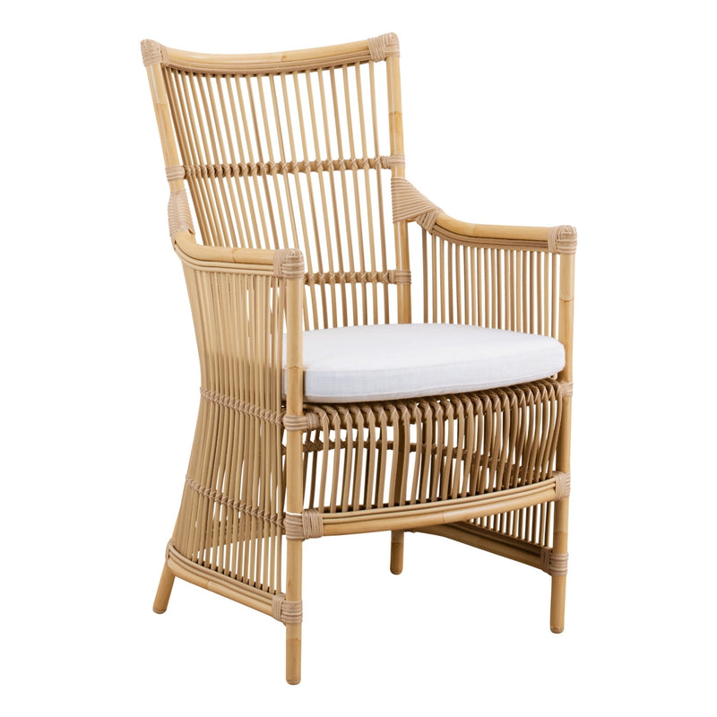 Davinci Chair - Exterior - Sika Design - Outdoor Furniture - Natural - Snow White 100% Polyester - HORNE