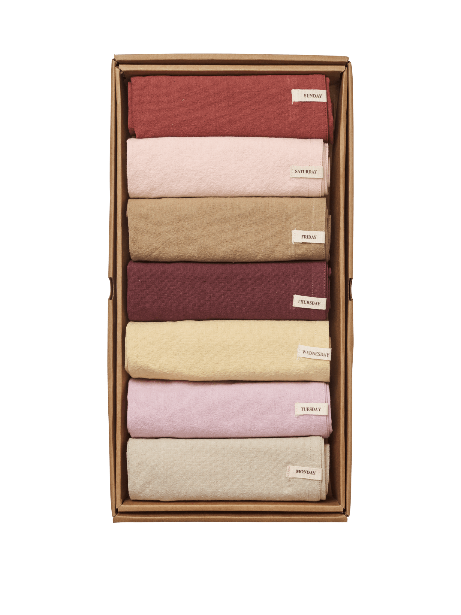 Day Tea Towel - Set of 7 - Vivid - Ferm Living