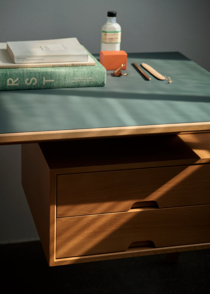 Daystak Desk - &Tradition Desks - Beech & Fenix Nano Laminate - HORNE