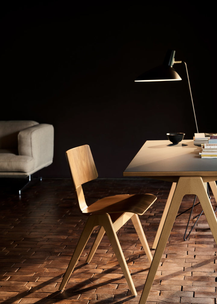 Daystak Table - &Tradition Desks - Beech & Fenix Nano Laminate - HORNE