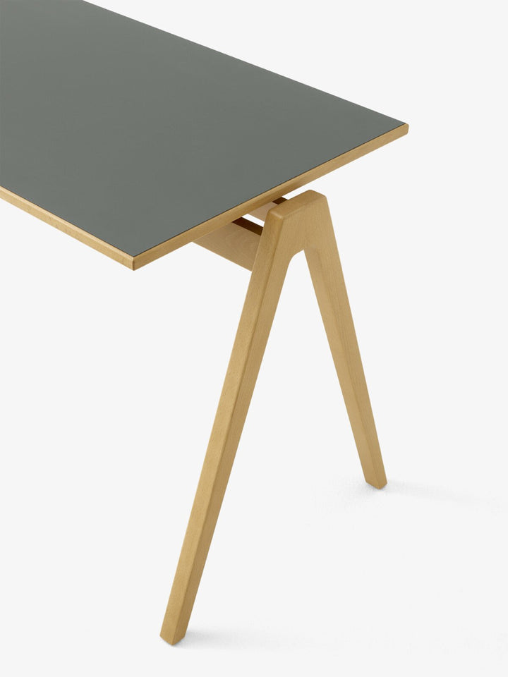 Daystak Table - &Tradition Desks - Beech & Fenix Nano Laminate - HORNE