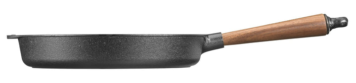 Deep Skillet with Walnut Handle - 11" - SKEPPSHULT - Cookware - HORNE