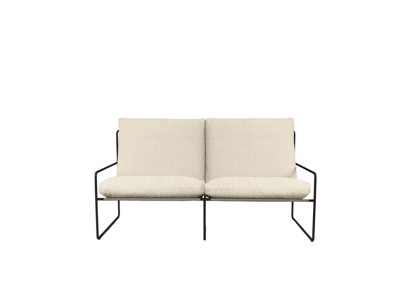 Desert Sofa 2 - Seater - Ferm Living - Sofas - Black/ Chocolate - HORNE