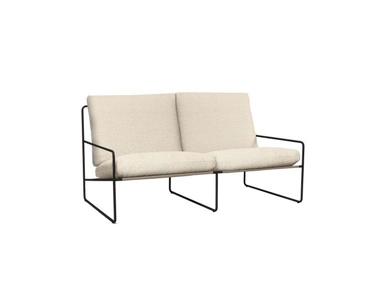 Desert Sofa 2 - Seater - Ferm Living - Sofas - Black/ Chocolate - HORNE