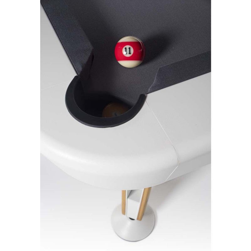 Diagonal RS Barcelona Pool Table - Games + Recreation - 7 ft - Iroko - White - HORNE