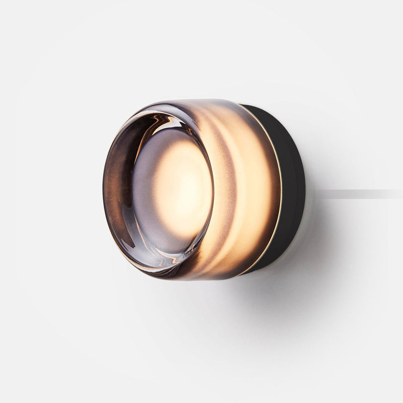 Dimple Corded - Black Anodized - RBW Lighting - White Interior - 2700K (warm white) - Corded Plug - in (Back) / 120V Input - HORNE