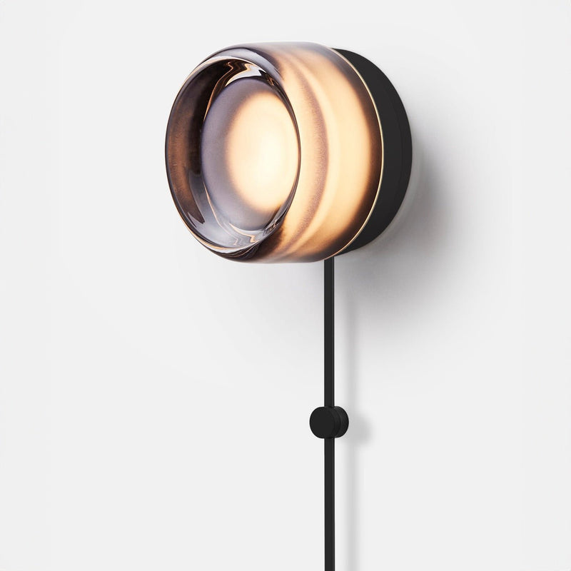 Dimple Corded - Black Anodized - RBW Lighting - White Interior - 2700K (warm white) - Corded Plug - in (Back) / 120V Input - HORNE