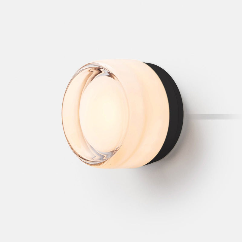 Dimple Corded - Black Anodized - RBW Lighting - White Interior - 2700K (warm white) - Corded Plug - in (Back) / 120V Input - HORNE