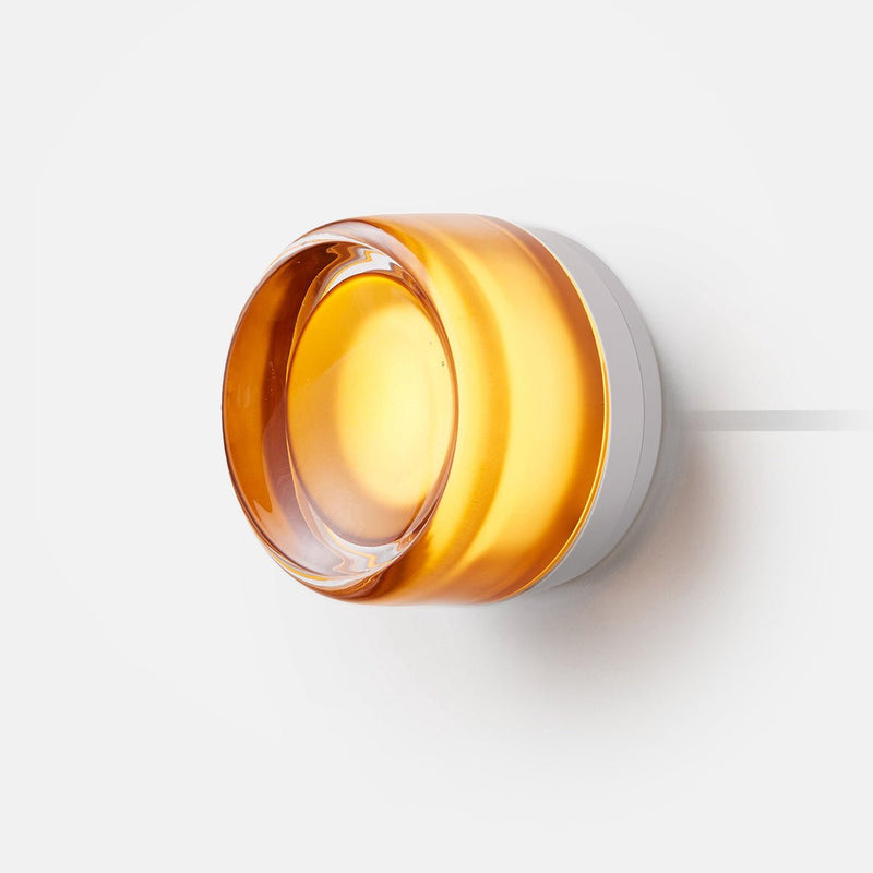 Dimple Corded - Natural Anodized - RBW Lighting - White Interior - 2700K (warm white) - Corded Plug - in (Back) / 120V Input - HORNE