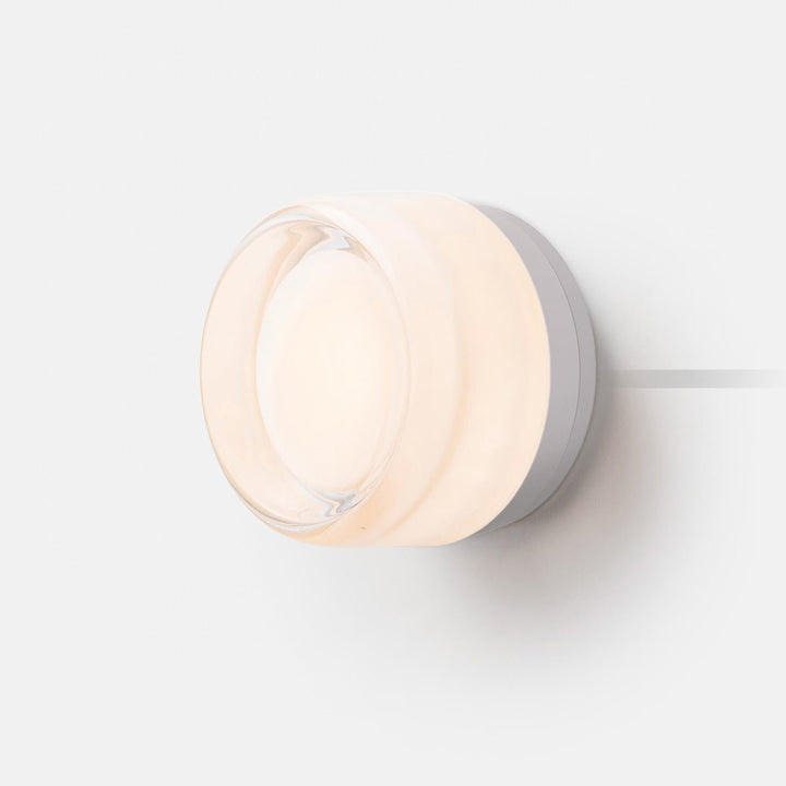 Dimple Corded - Natural Anodized - RBW Lighting - White Interior - 2700K (warm white) - Corded Plug - in (Back) / 120V Input - HORNE