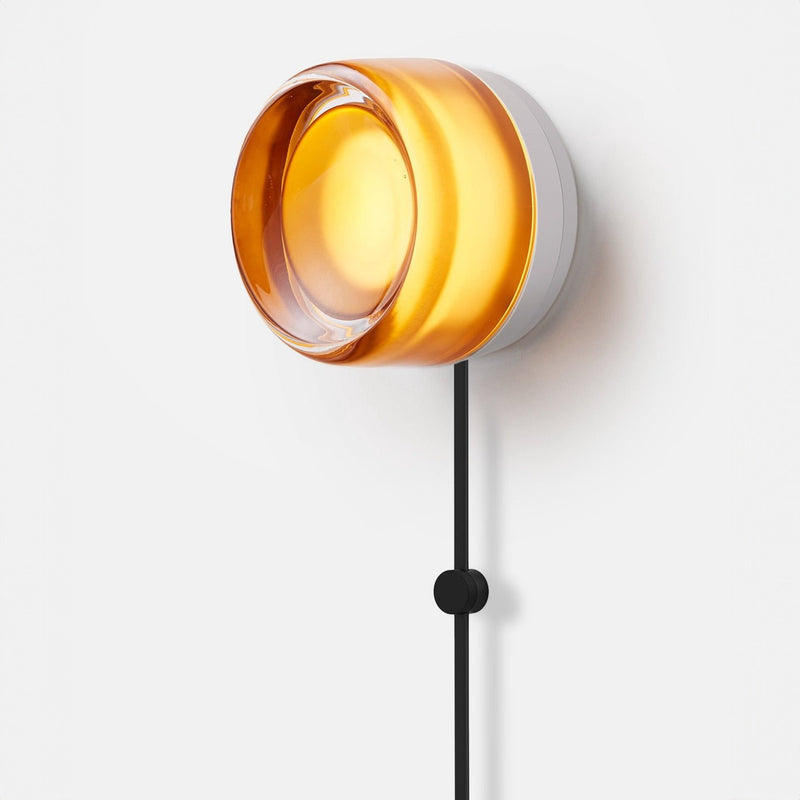 Dimple Corded - Natural Anodized - RBW Lighting - White Interior - 2700K (warm white) - Corded Plug - in (Back) / 120V Input - HORNE