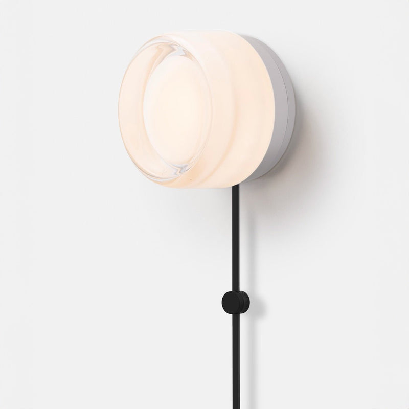 Dimple Corded - Natural Anodized - RBW Lighting - White Interior - 2700K (warm white) - Corded Plug - in (Back) / 120V Input - HORNE