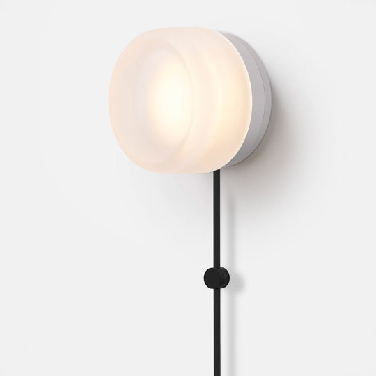 Dimple Corded - Natural Anodized - RBW Lighting - Frosted - 2700K (warm white) - Corded Plug - in (Bottom) / 120V Input - HORNE