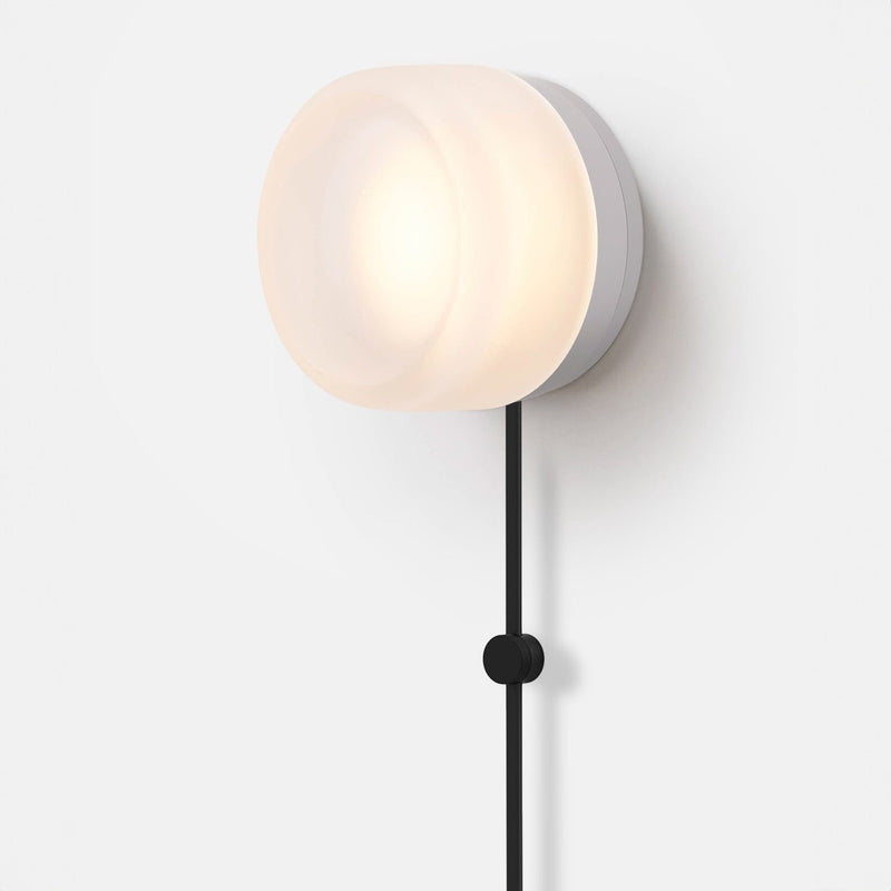 Dimple Corded - Natural Anodized - RBW Lighting - White Interior - 2700K (warm white) - Corded Plug - in (Back) / 120V Input - HORNE