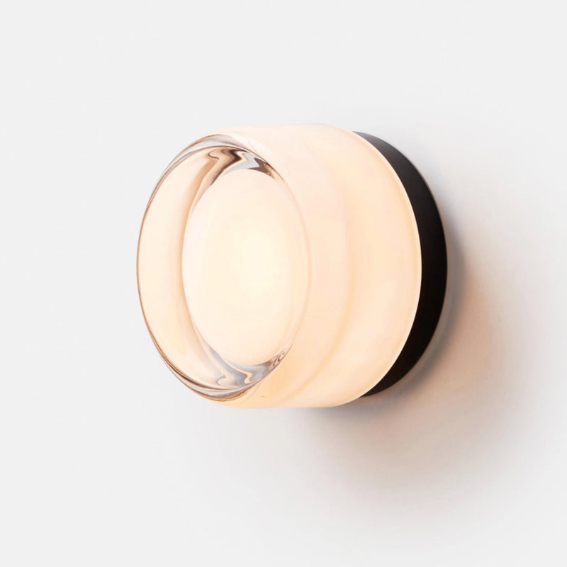 Dimple Sconce - Black Anodized - RBW Lighting - White Interior - IP20 - Damp Locations - 2700K (warm white) - HORNE