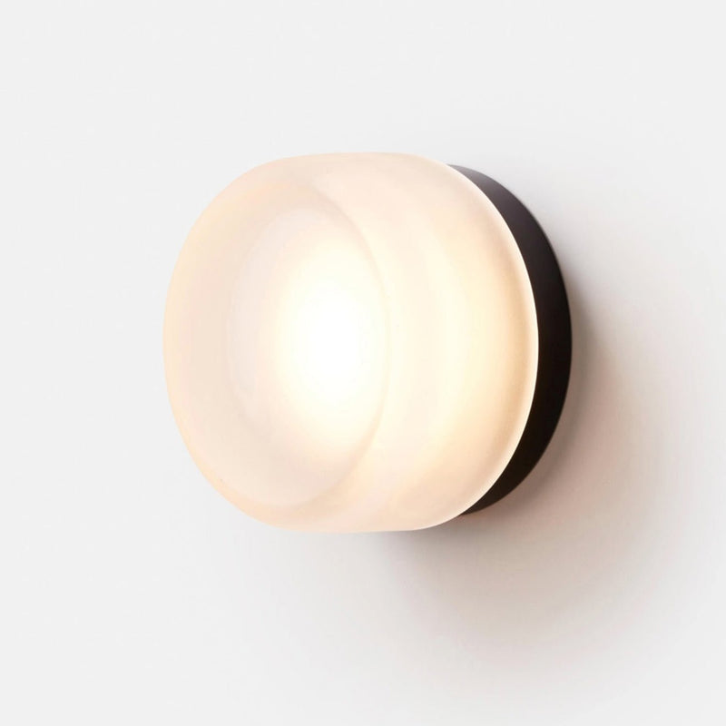 Dimple Sconce - Black Anodized - RBW Lighting - White Interior - IP20 - Damp Locations - 2700K (warm white) - HORNE