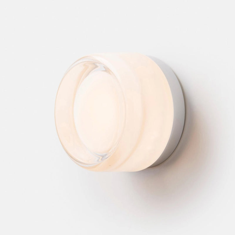 Dimple Sconce - Natural Anodized - RBW Lighting - White Interior - IP20 - Damp Locations - 2700K (warm white) - HORNE