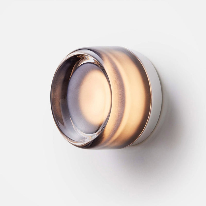 Dimple Sconce - Natural Anodized - RBW Lighting - White Interior - IP20 - Damp Locations - 2700K (warm white) - HORNE