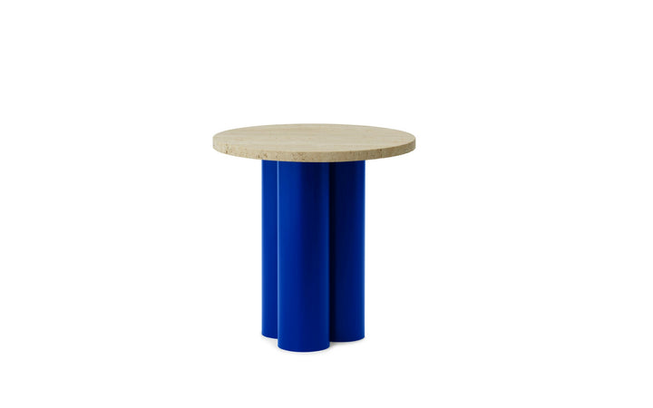 Dit Table - Normann Copenhagen Coffee Tables - Dit Table Bright Blue - Travertine Light - HORNE