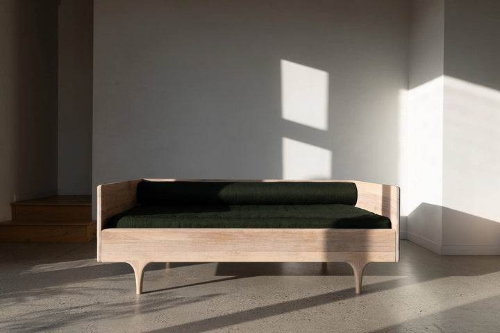 Divan Twin Bed - Upholstered - Kalon Studios Beds - Forest - HORNE