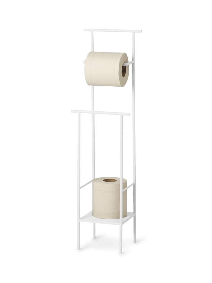 Dora Toilet Paper Stand - Ferm Living - Shelving - White - HORNE