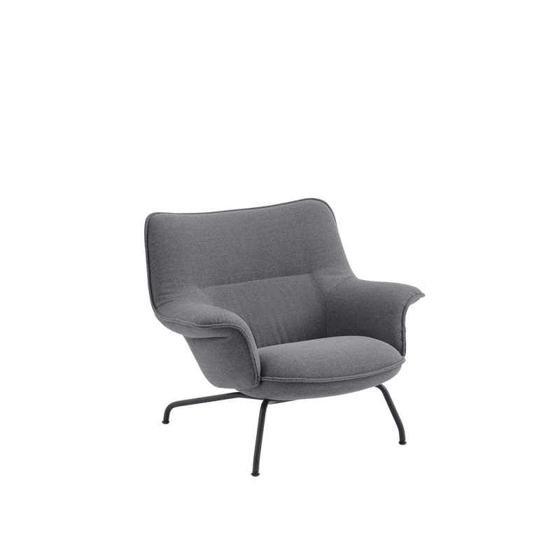 Doze Lounge Chair - Muuto - Chairs - Ocean 80/Anthracite Black - HORNE
