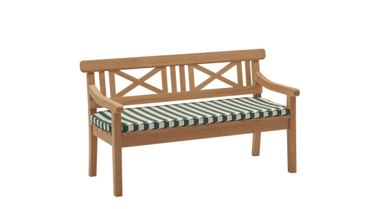 Drachmann Bench 120 Cushion - Skagerak by Fritz Hansen Blankets + Throws + Pillows - Light Apricot/Dark Green - HORNE