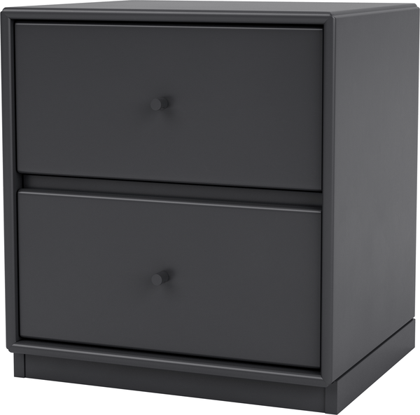 Drift Drawer Module - With Plinth Base - Montana - Bedside Tables - Anthracite - 1.2" - HORNE