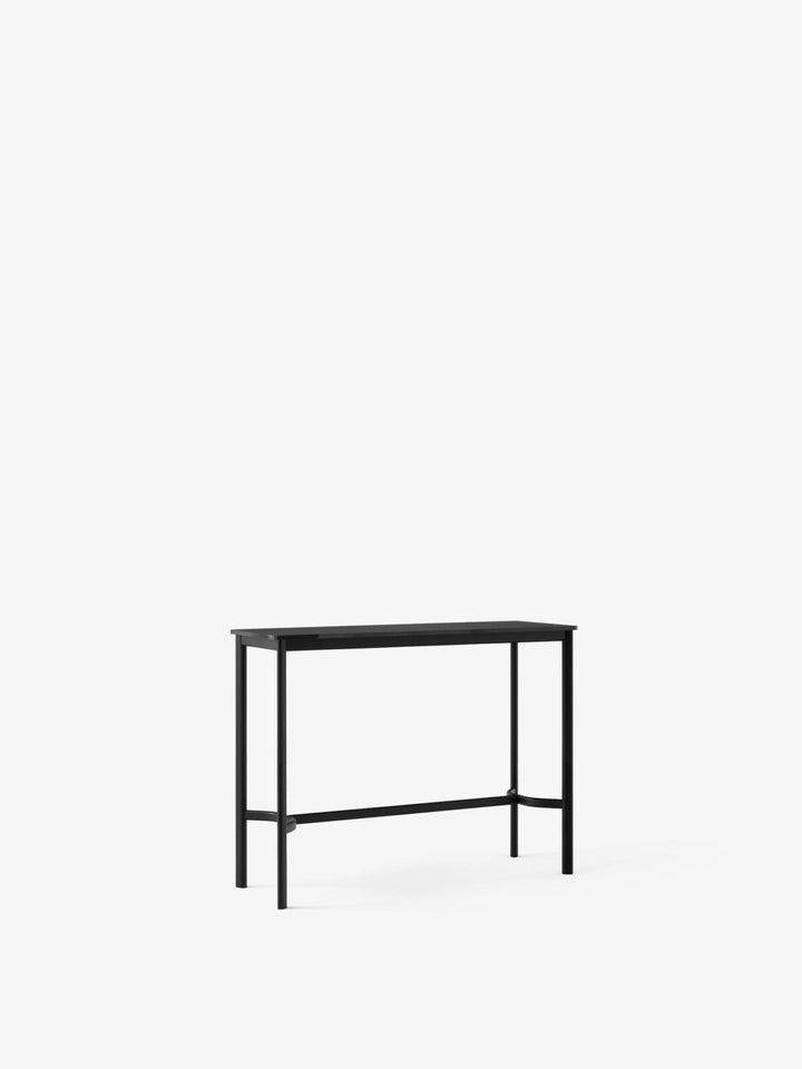 Drip Bar Table - &Tradition Desks - 55" x 20" - Black w. Nero Ingo Fenix Nano Laminate (0720) - HORNE