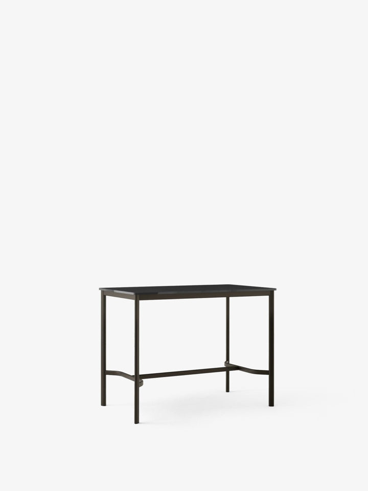 Drip Bar Table - &Tradition Desks - 55" x 32" - Black w. Nero Ingo Fenix Nano Laminate (0720) - HORNE