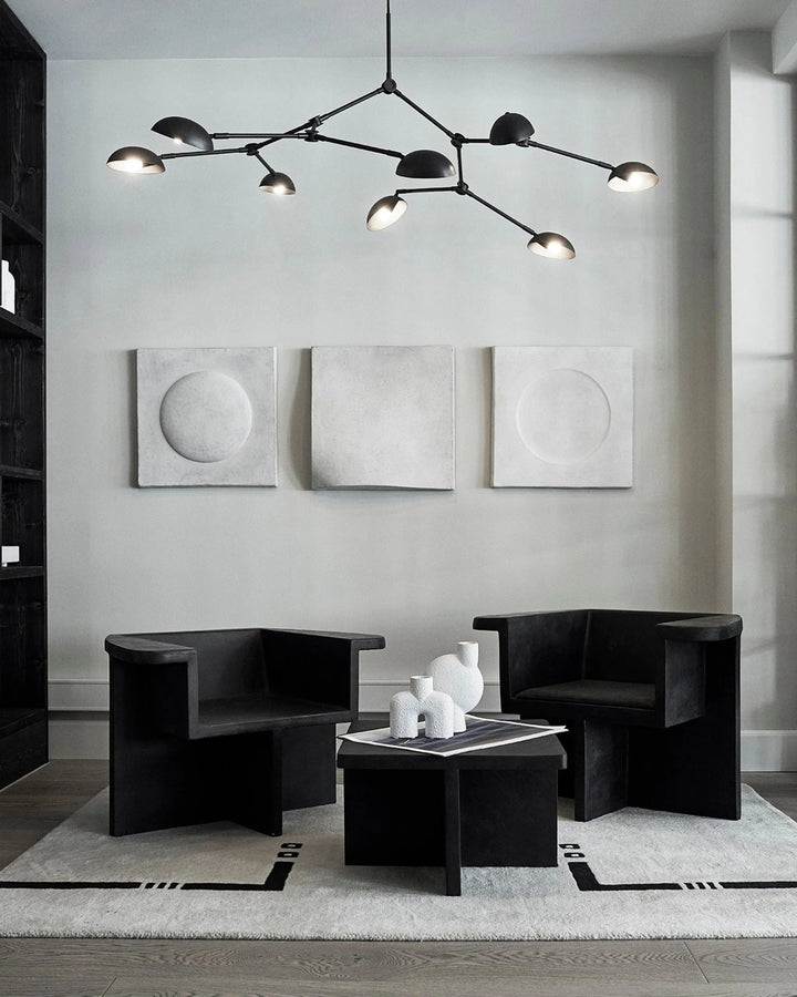 Drop Chandelier - 101 Copenhagen Lighting - Mini - Burned Black - HORNE