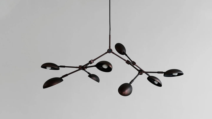 Drop Chandelier - 101 Copenhagen Lighting - Mini - Burned Black - HORNE