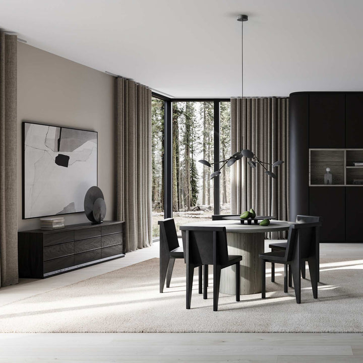 Drop Chandelier - 101 Copenhagen Lighting - Mini - Burned Black - HORNE