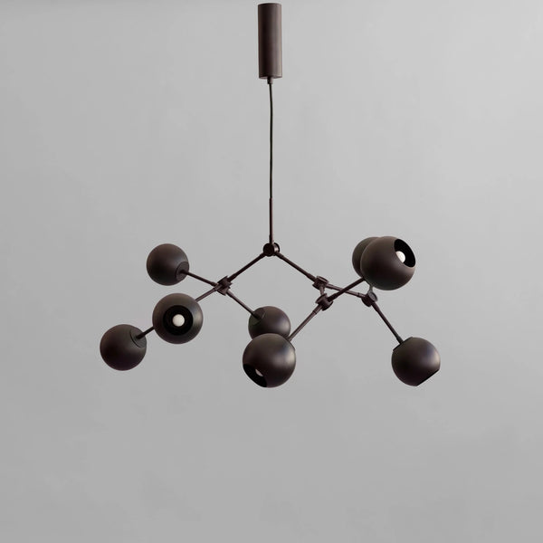 Drop Chandelier Globe - 101 Copenhagen Lighting - Mini - Burned Black - HORNE