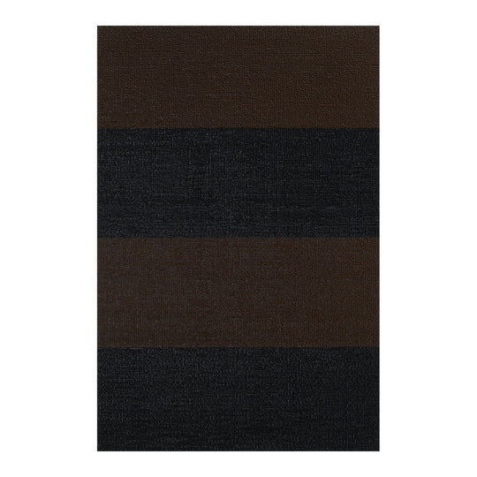 Duo Stripe Shag Rug in Mocha