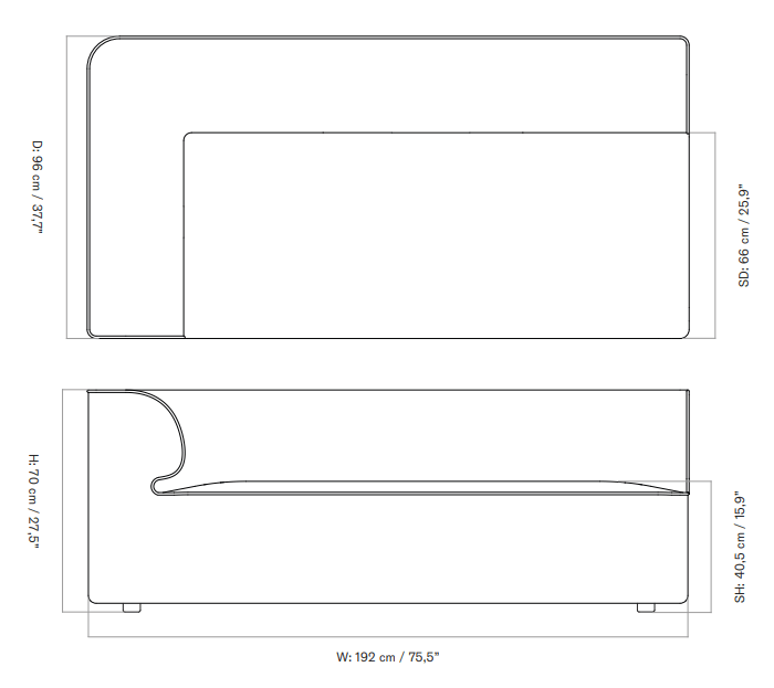 Eave 96 Modular Sofa - Audo Copenhagen - Sofas - Left Corner - Logan Jasmine - HORNE