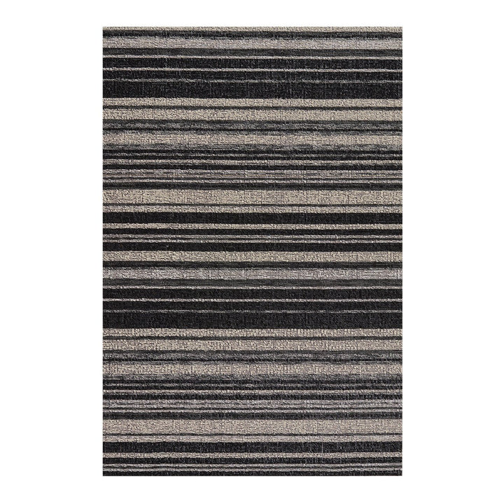 Echo Stripe Shag Mat in Shadow