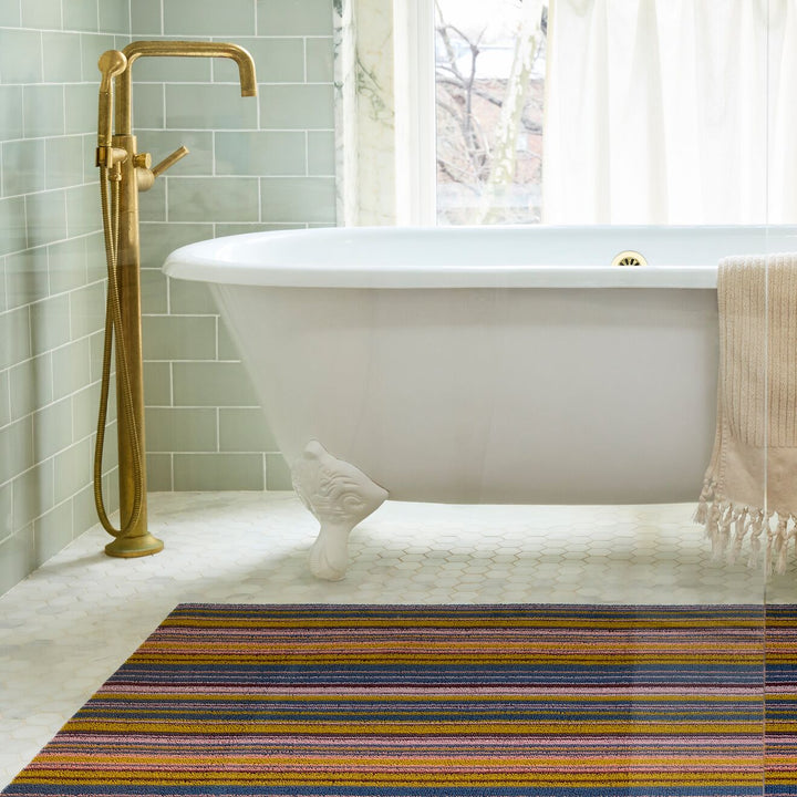 Echo Stripe Shag Mat lifestyle