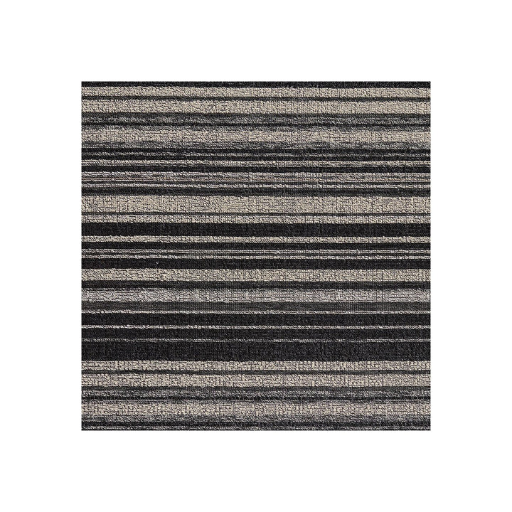 Echo Stripe Shag Mat in Shadow