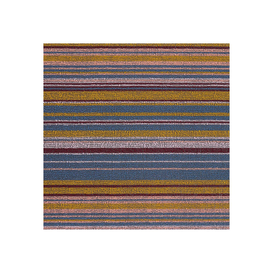 Echo Stripe Shag Mat in Dusk