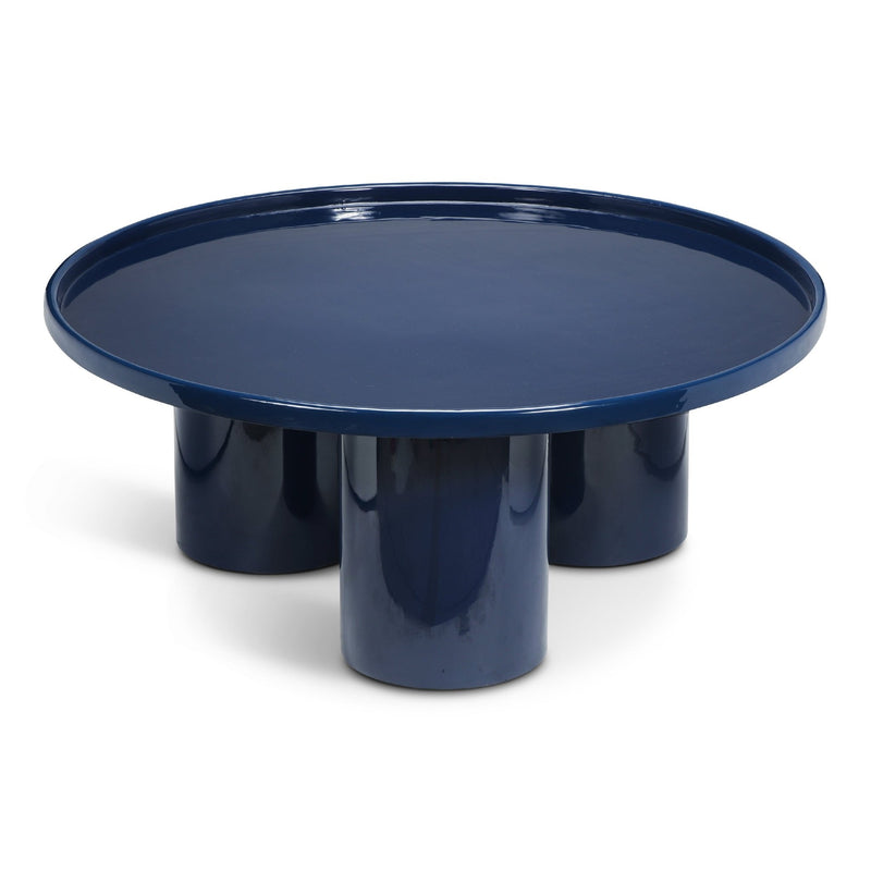 Eclat - Sofia Enamel Coffee Table - Urbia Coffee Tables - Aegean Teal - HORNE