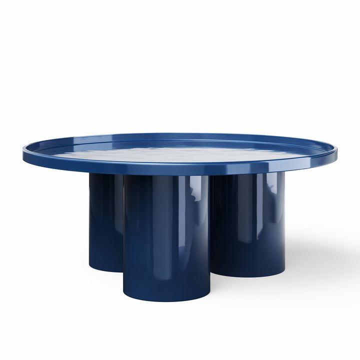 Eclat - Sofia Enamel Coffee Table - Urbia Coffee Tables - Aegean Teal - HORNE