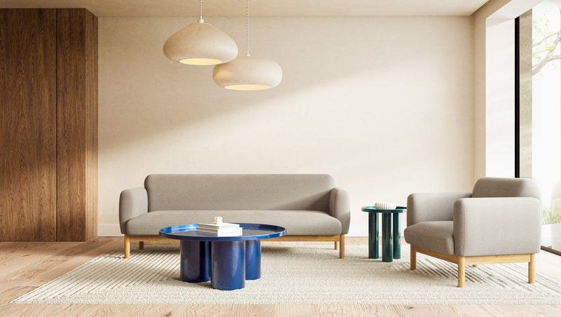 Eclat - Sofia Enamel Coffee Table - Urbia Coffee Tables - Aegean Teal - HORNE